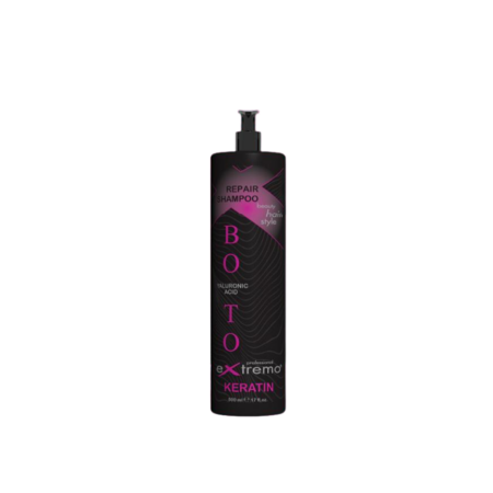 EXTREMO BOTO Keratin Repair shampoo pour cheveux secs au format 500ml